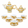 Чайный сервиз на 6 персон "Виноградная лоза". Гжель, фотография 2. Интернет-магазин ЛАВКА ПОДАРКОВ