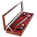 22326 Набор подарочный: Кинжал + рог для вина 2 шт. в ПУ