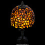 Настольная лампа из янтаря и бронзы. Высота 38 см, фотография 3. Интернет-магазин ЛАВКА ПОДАРКОВ