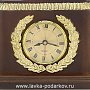 Деревянные резные часы "Георгий Победоносец". Высота 31 см, фотография 6. Интернет-магазин ЛАВКА ПОДАРКОВ