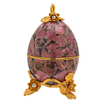 Пасхальное яйцо-шкатулка из натурального камня