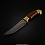 Нож сувенирный с кожаными ножнами Златоуст, фотография 2. Интернет-магазин ЛАВКА ПОДАРКОВ