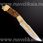 0038217/АСС Златоуст Нож сувенирный (голова)  ножны-кожа 