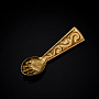 0030205-7.259 Сувенир Ложка-загребушка Латунь, фотография 1. Интернет-магазин ЛАВКА ПОДАРКОВ