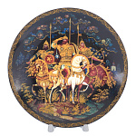 26117-Т200-312 Тарелка  сувенирная "Сказки."Три богатыря" д.20см 