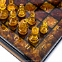 Шахматы янтарные "Камелот" 32х32 см, фотография 3. Интернет-магазин ЛАВКА ПОДАРКОВ