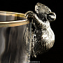 Сувенир из серебра "Крыса-собутыльник" со стопкой, фотография 3. Интернет-магазин ЛАВКА ПОДАРКОВ