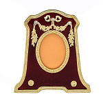 100106-Ф06-8-05 Традиции ФАБЕРЖЕ  РАМКА ДЛЯ ФОТО красная