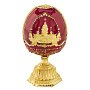 Пасхальное яйцо-шкатулка "Московское". Традиции Фаберже, фотография 1. Интернет-магазин ЛАВКА ПОДАРКОВ