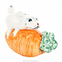 Керамическая статуэтка "Кролик на морковке", фотография 3. Интернет-магазин ЛАВКА ПОДАРКОВ