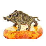 0045585/132 Сувенир Кабан маленький Сувенир (коньячный)