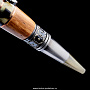 Ручка со вставками из янтаря и карельской березы, фотография 4. Интернет-магазин ЛАВКА ПОДАРКОВ