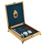 202629 Нат.дерево НАБОР ДЛЯ ЧИСТКИ ОРУЖИЯ калибр 12;7,62 КАРЕЛИЯ, кр дер,карел береза