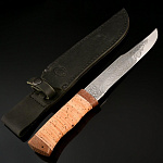 0049624 Златоуст Нож разделочный Златоуст (береста)