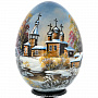 Пасхальное яйцо на подставке "Зима", фотография 2. Интернет-магазин ЛАВКА ПОДАРКОВ