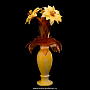 Цветы в вазе (янтарь), фотография 1. Интернет-магазин ЛАВКА ПОДАРКОВ