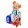 Керамическая статуэтка "Клоун с чемоданом и котом", фотография 2. Интернет-магазин ЛАВКА ПОДАРКОВ