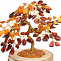 Денежное дерево из янтаря 135 камней, фотография 2. Интернет-магазин ЛАВКА ПОДАРКОВ