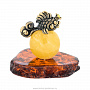 Статуэтка с янтарем "Золотая рыбка", фотография 1. Интернет-магазин ЛАВКА ПОДАРКОВ