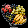 Стеклянная ваза для фруктов, фотография 4. Интернет-магазин ЛАВКА ПОДАРКОВ