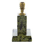 0060180/П Нат.камень  ПОДСВЕЧНИК ЦЕРКОВНЫЙ  в ассортименте 3389