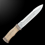 0010629/кожа Златоуст Оружие сувенирное НОЖ "Стрелец"  (кожа) алюм.