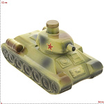 0018912-0,7л Фарфор ШТОФ "Танк" (СпецНаз) в цвете 0,7л 6003
