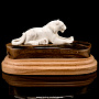 Скульптура из кости "Тигр", фотография 1. Интернет-магазин ЛАВКА ПОДАРКОВ