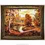 Картина янтарная "Золотая осень" 98х78 см, фотография 1. Интернет-магазин ЛАВКА ПОДАРКОВ