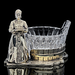 0064954/Э-М Икорница "Масленица с хрусталем" 