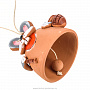 Керамический колокольчик "Кролик с корзинкой", фотография 5. Интернет-магазин ЛАВКА ПОДАРКОВ