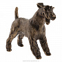 Бронзовая статуэтка "Собака Вельштерьер", фотография 1. Интернет-магазин ЛАВКА ПОДАРКОВ