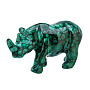 Статуэтка из малахита "Носорог", фотография 4. Интернет-магазин ЛАВКА ПОДАРКОВ