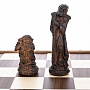 Шашки деревянные "Нечистая сила" 50х50 см, фотография 2. Интернет-магазин ЛАВКА ПОДАРКОВ