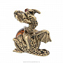 Статуэтка с янтарем "Дракон", фотография 5. Интернет-магазин ЛАВКА ПОДАРКОВ