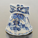 0017334/зол Гжель Колокольчик в золоте (СТС)