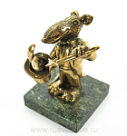 3255 Бронза Статуэтка "Крыса волшебник"