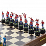Шахматы деревянные "Футбол" (фигуры - керамика), фотография 4. Интернет-магазин ЛАВКА ПОДАРКОВ