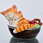 0025596 Традиции ФАБЕРЖЕ Сувенир-ШКАТУЛКА "КОШКИ В КОРЗИНКЕ" В09-2