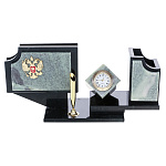 0069873/0071  Нат.камень Письменный прибор 320*100*130