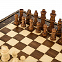 Шахматный ларец с деревянными фигурами 35х35 см, фотография 2. Интернет-магазин ЛАВКА ПОДАРКОВ