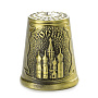 Наперсток бронзовый "Россия/Москва", фотография 1. Интернет-магазин ЛАВКА ПОДАРКОВ