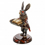 Скульптура из янтаря и бронзы "Кролик. Живи по-царски", фотография 1. Интернет-магазин ЛАВКА ПОДАРКОВ