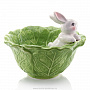 Салатник "Кролик в капусте", фотография 3. Интернет-магазин ЛАВКА ПОДАРКОВ