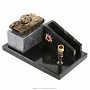 Настольный письменный набор из камня и бронзы "Танк", фотография 1. Интернет-магазин ЛАВКА ПОДАРКОВ
