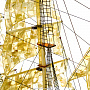 Модель корабля из янтаря "Парусник", фотография 6. Интернет-магазин ЛАВКА ПОДАРКОВ