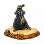 Статуэтка с янтарем "Мышь во фраке", фотография 5. Интернет-магазин ЛАВКА ПОДАРКОВ