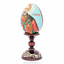 Яйцо пасхальное на подставке "Николай Чудотворец", фотография 2. Интернет-магазин ЛАВКА ПОДАРКОВ