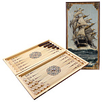  НАРДЫ подарочные "Морские" 60*30(075b)