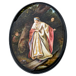  Художественная роспись Шкатулка "Русские  Портреты" /200